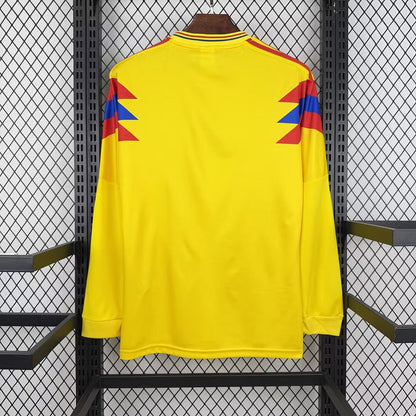 Colombie Maillot Retro 1990 Manches Longue