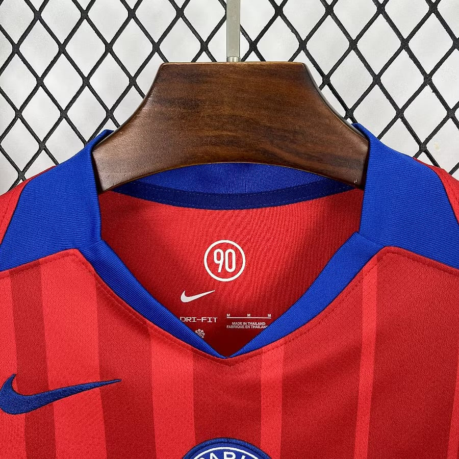 PSG maillot third rouge 2025 2026