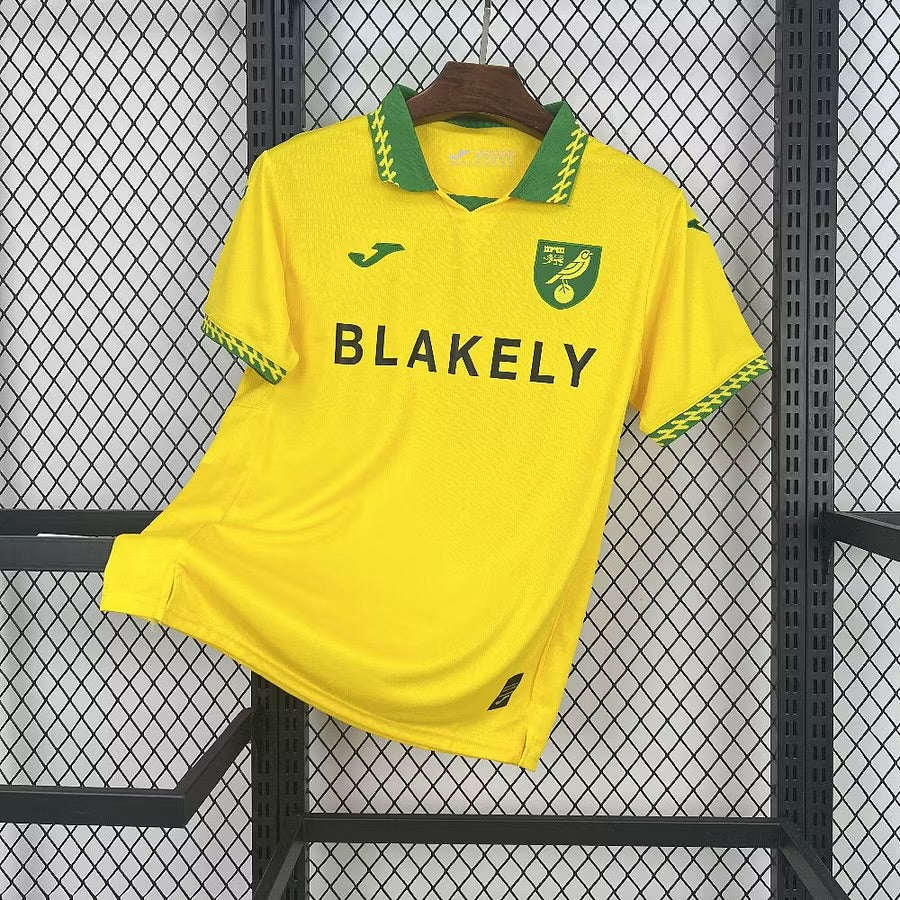 Norwich maillot domicile 2025 2026