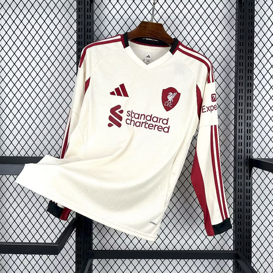 Liverpool Maillot Extérieur 2025 2026 Manches Longues